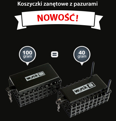 Nowość! Koszyczki zanętowe z pazurami